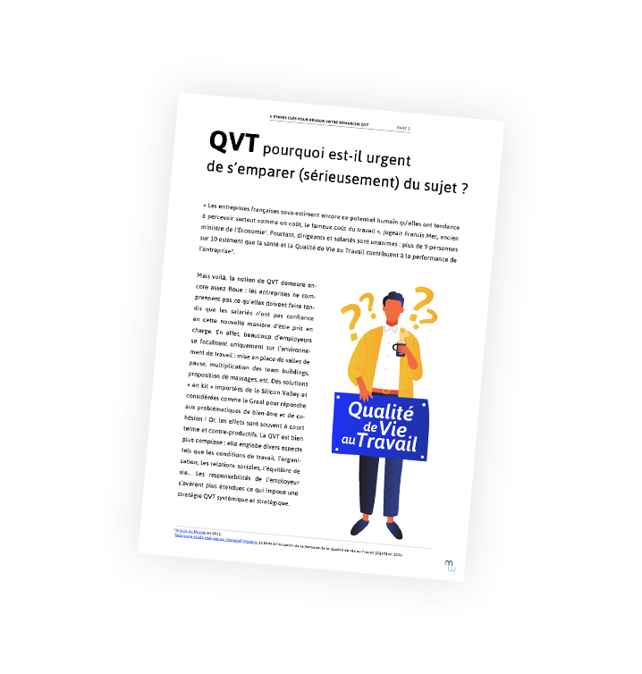 Guide 5 étapes clés pour réussir votre démarche QVT